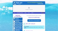 Desktop Screenshot of flipperwash.sk